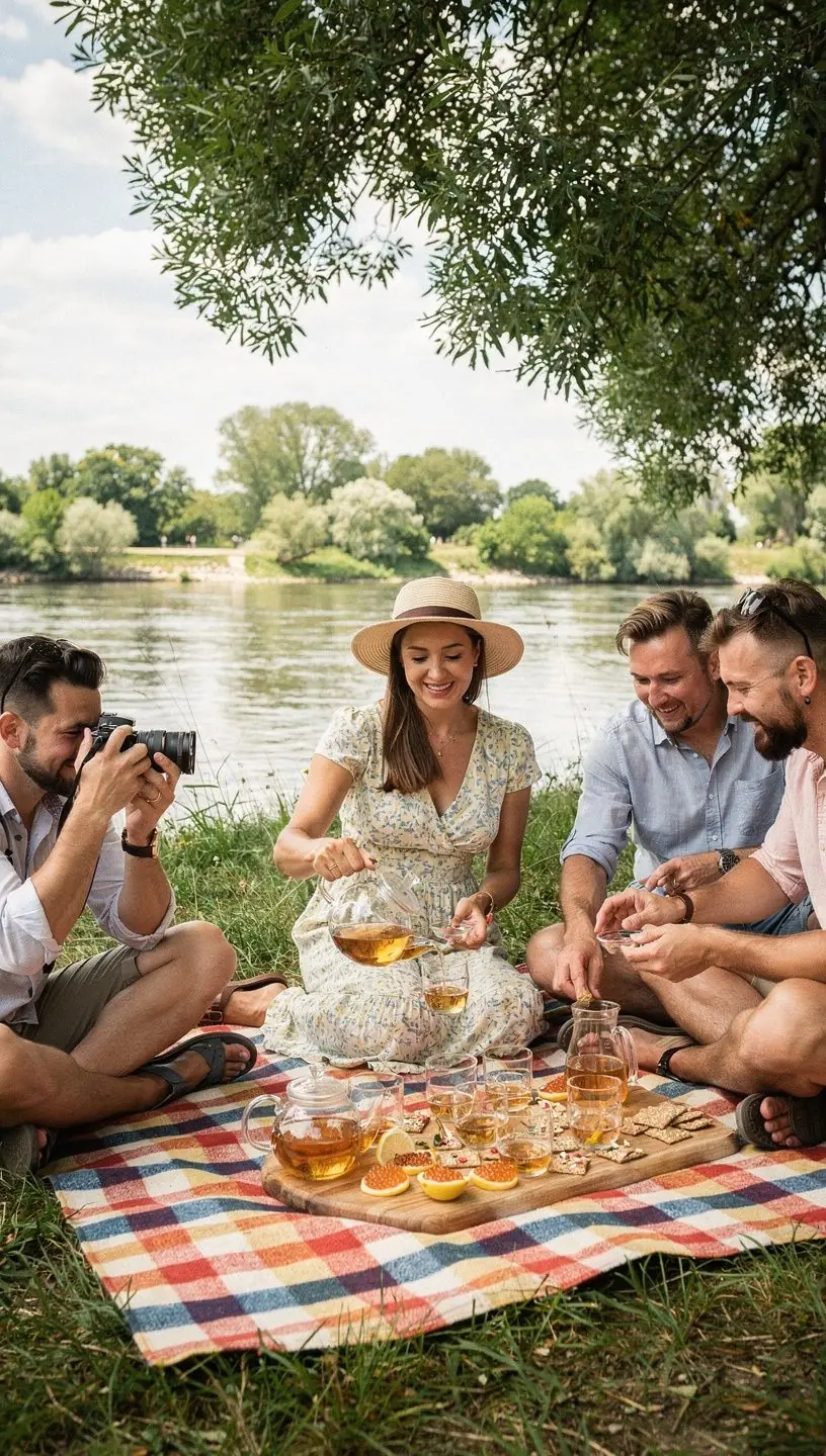 Šviežių vaisių puokštė, skirta arbatai, su apelsinais ir greipfrutais.